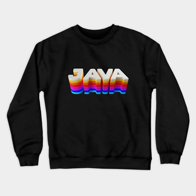 Java in 3d Crewneck Sweatshirt by DanielLiamGill